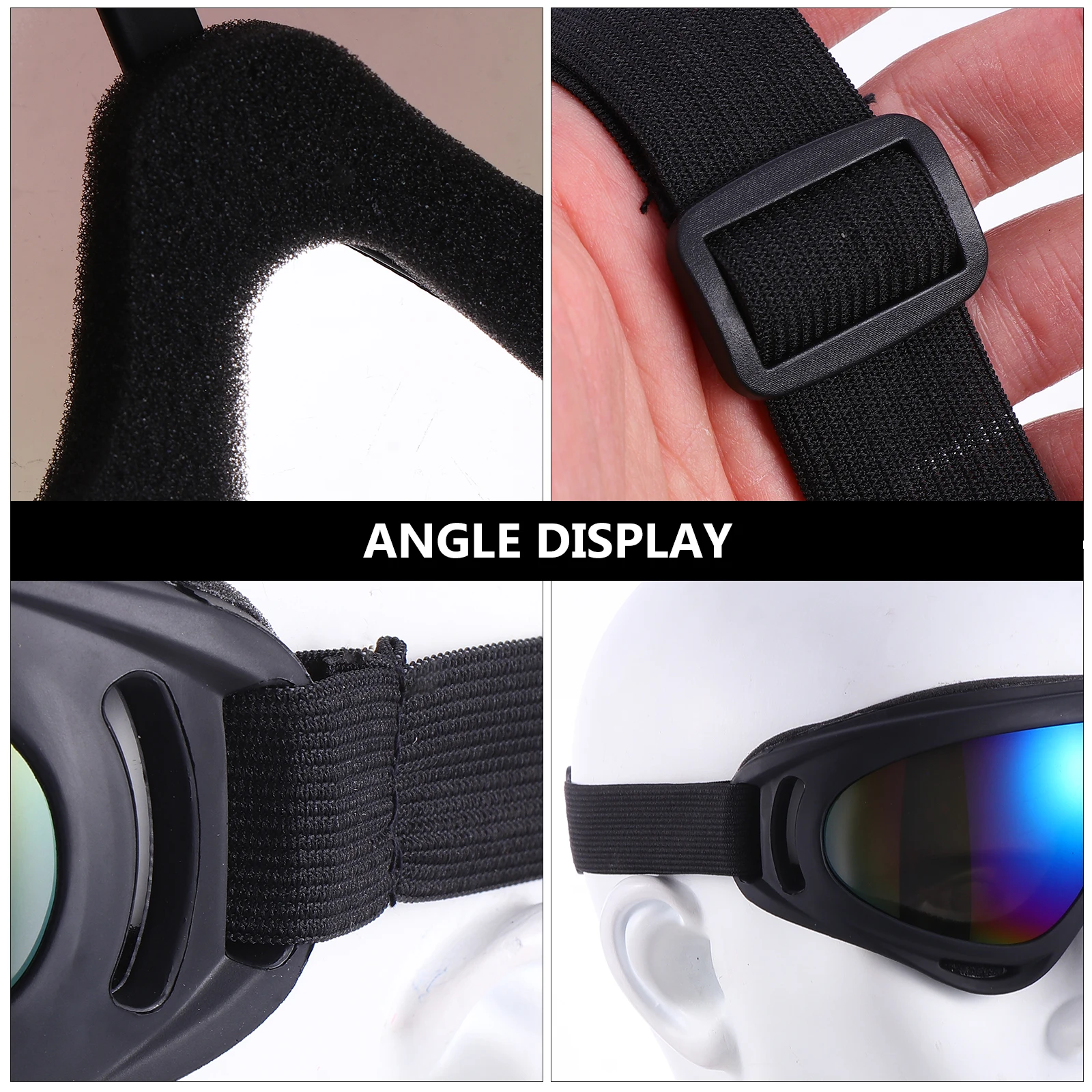 

1pc Cycling Goggles Windproof Sandproof Sports Eyewear Lightweight Comfortable Fit for Outdoor Hiking Motorcycle Skiing
