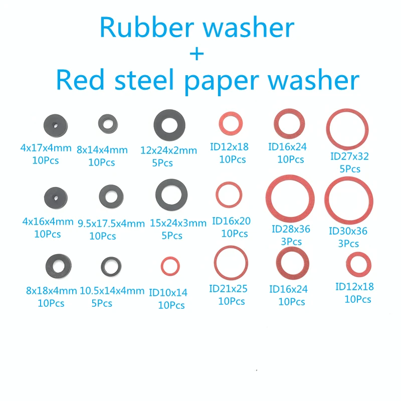 NBR O Ring Gasket Rubber Gaskets Seal Ring Nitrile Rubber High Pressure O-Rings NBR Corrosion Oil Resist Sealing Washer 141pcs