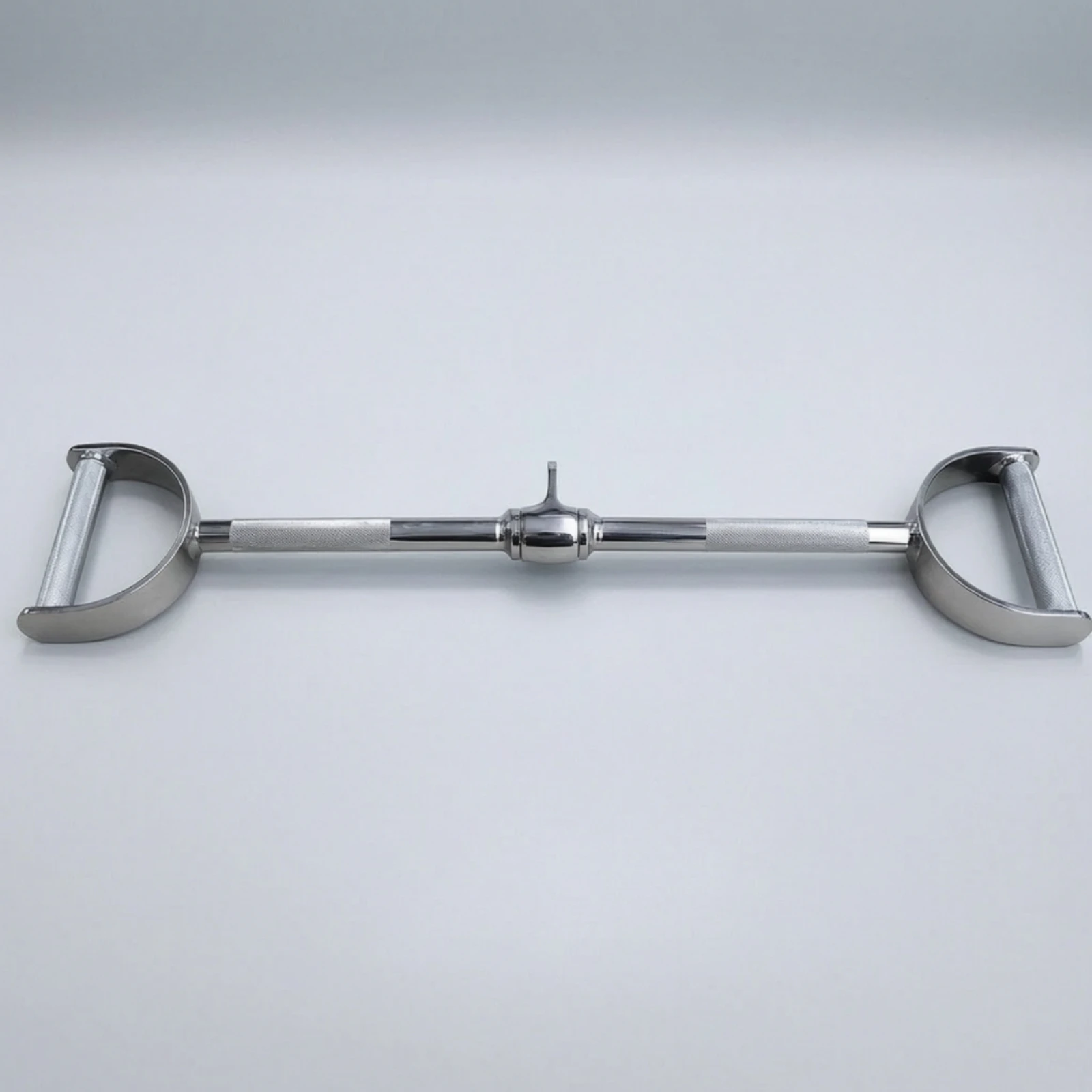 D-Shaped Wide-Grip Cable Handle Long-Lasting Cable Handle with Swivel Attachment Rotating Lat Pulldown Bar Sturdy High-Strength