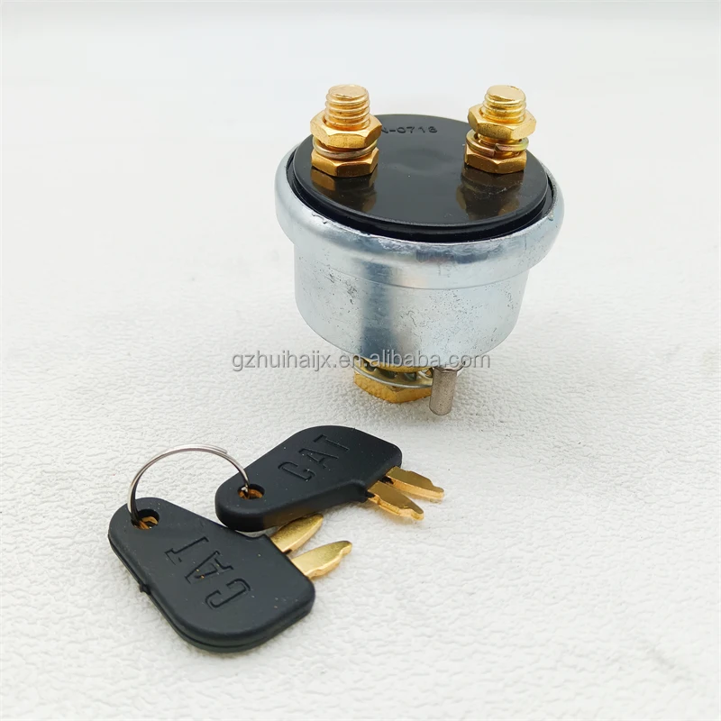 High quality Parts Ignition Switch Master Disconnect 2 keys 7N-0718 7N-0719 for CAT 311C 311D 312D 318D 320B 330C 7N0718 7N0719