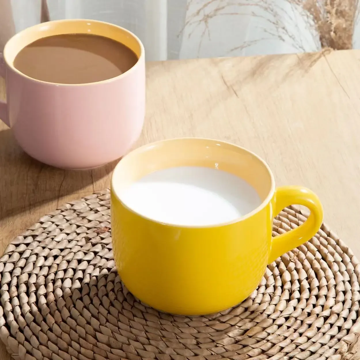 700ml Coffee Mug Large Capacity Ceramic Breakfast Oatmeal Milk Tea Cup Instant Noodles Bowl Novelty Gifts Best for Your Friends