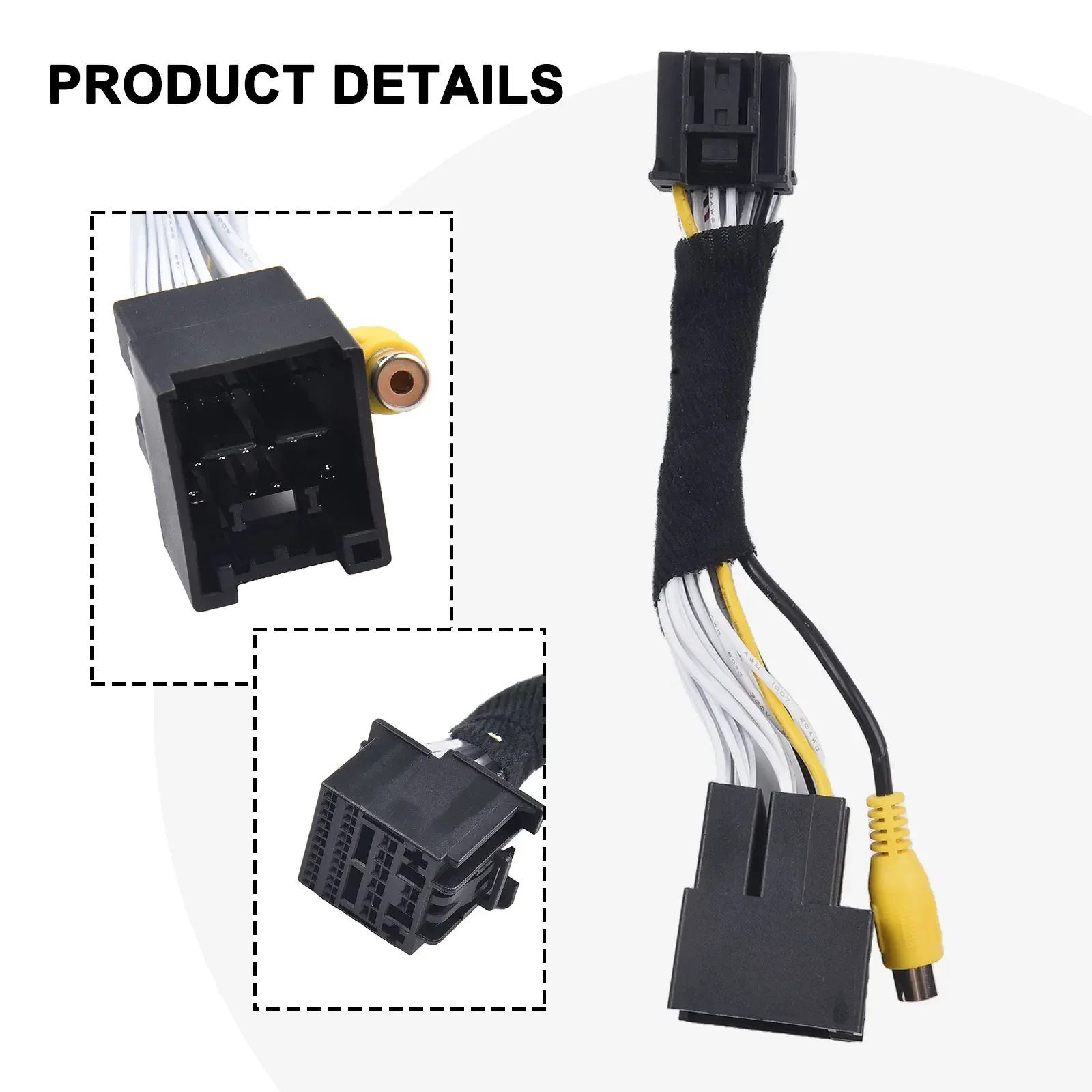 Camera Harness Adaptor Easy To Use For Ford SYNC2.5 Practical Quick To Install Replacement Installation Accessories