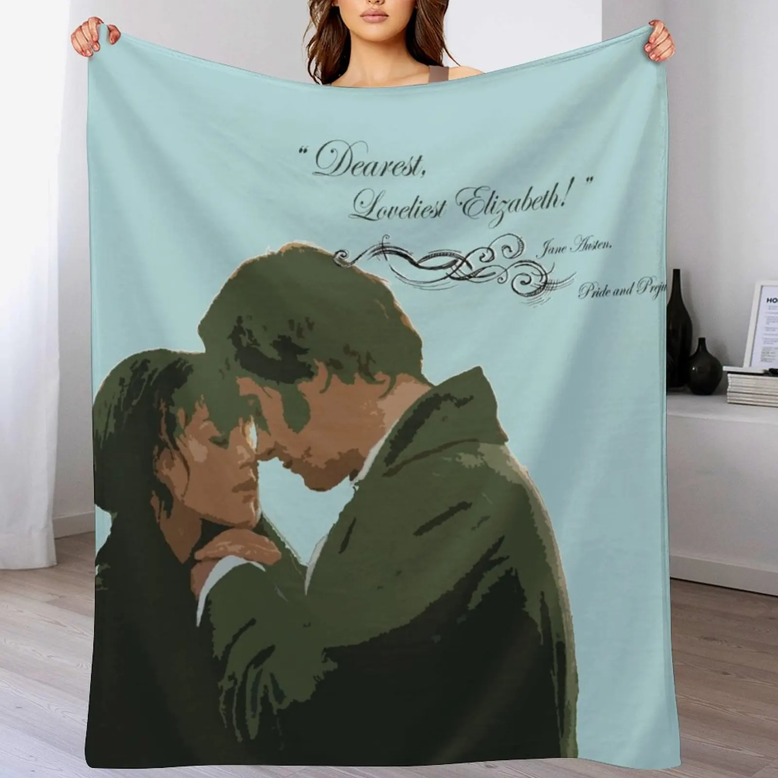 Pride and Prejudice_Dearest Loveliest Elizabeth. Throw Blanket Kid'S Luxury Brand Blankets