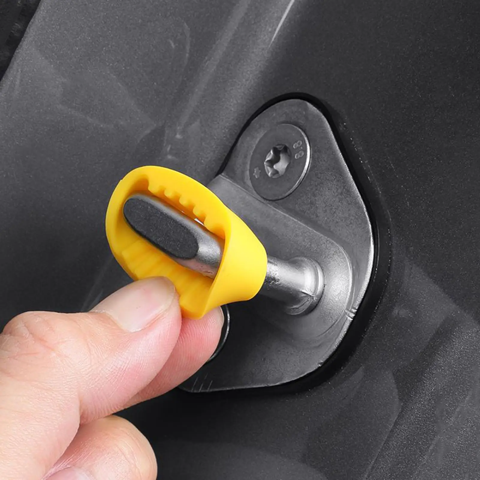 4Pcs/set Car Door Shock Absorber Automotive Silicone Elastic Damper Cushion Car Door Buckle Sound Insulation Damping Buffer Pad