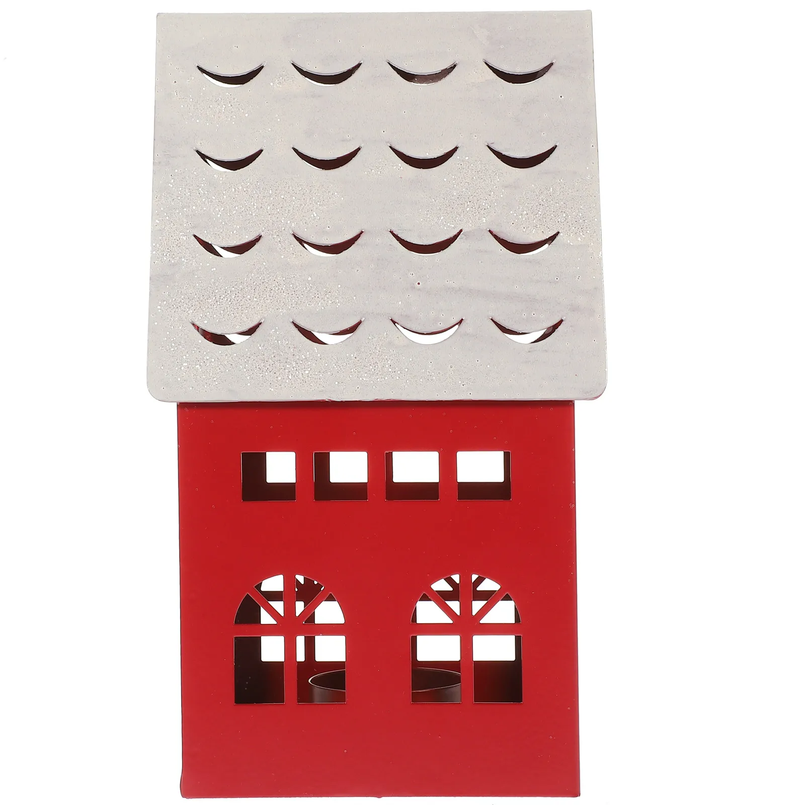 

Christmas Holder Iron Snow Home Design Heat Resistant Xmas Tabletop Stand Xmas Decoration Candlestick Holders