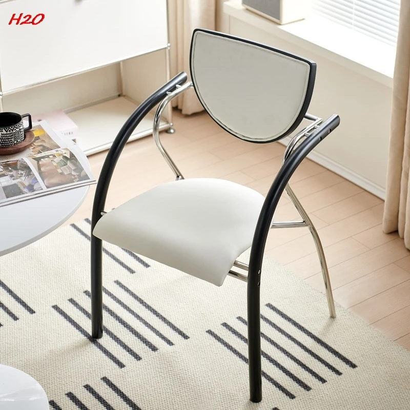 H2O Designer Antique Flying Chair Minimalist Home Light Luxury Dining Chair Netflix Backrest Chair Living Room Armchair Hot