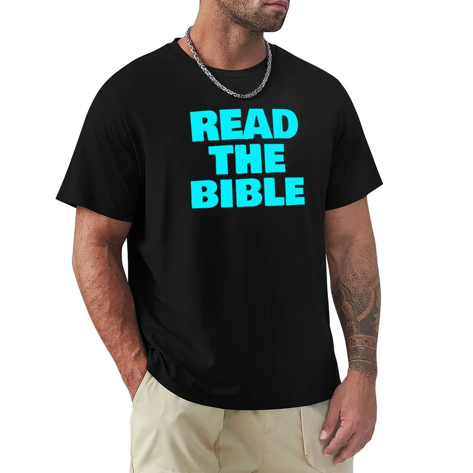 

READ THE BIBLE T-Shirt kawaii clothes cute clothes vintage t shirt men