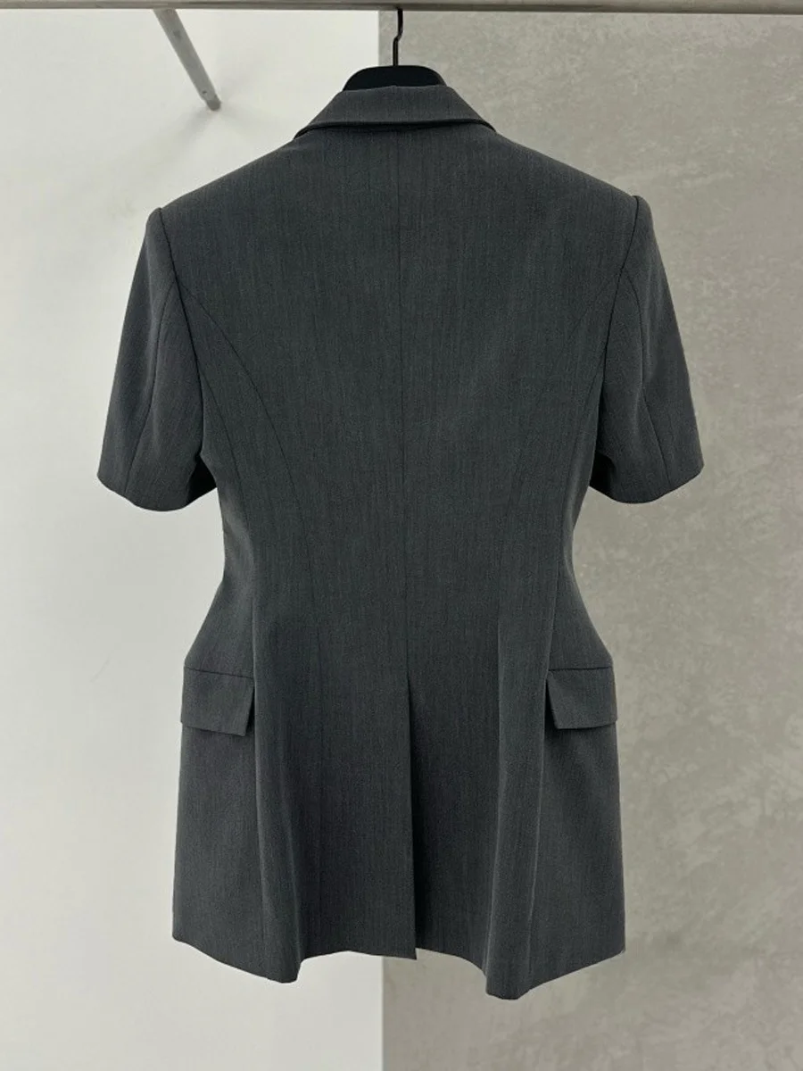 Ele ort Sve Pak Jaet voor Dames Dunne Casual Professionele Sle Lente Zomer Nieuwe Collectie Faionable Pendelen Wind