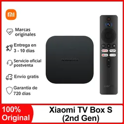 Xiaomi Mi TV Box S 2nd Gen, Android Smart TV Box Media Player 4K Ultra HD Google TV Dolby Vision HDR10 + Google Assistant BT5.2