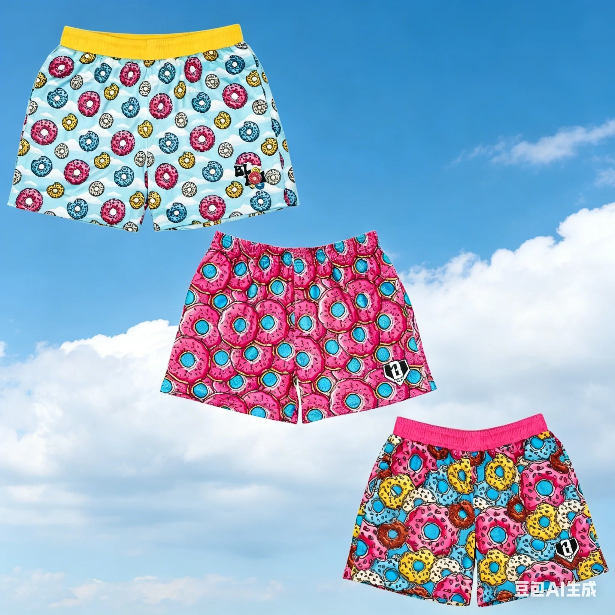 2026 Doughnut Basketball Shorts Men's Sports Shorts Fitness Shorts Baseball Casual 101 Summer Men Beach Shorts