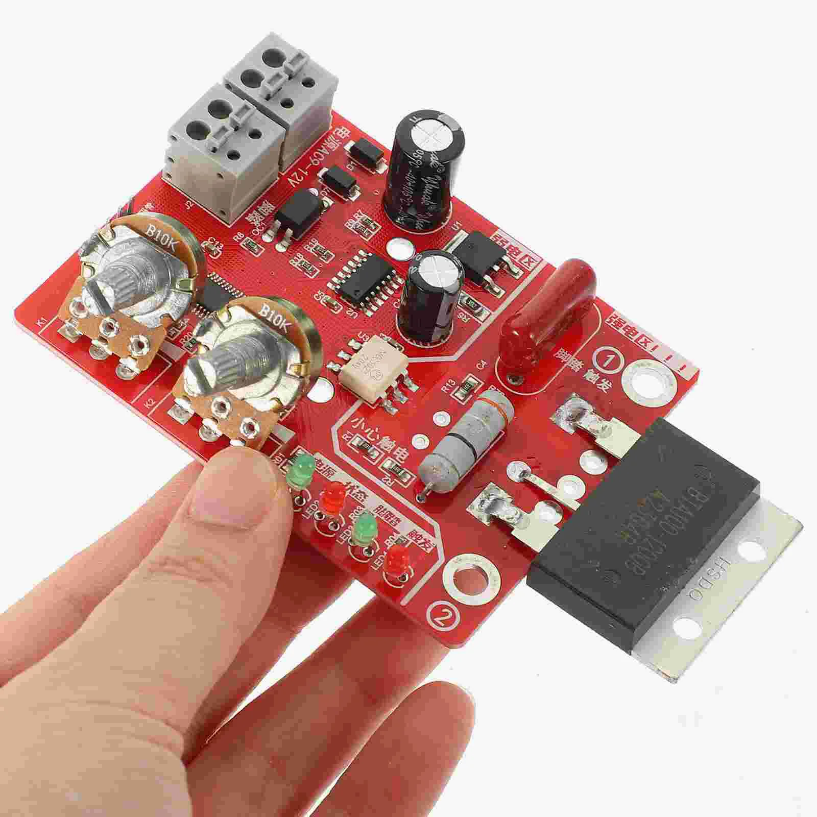 Imagem -05 - Ponto Soldagem Controlador Soldador Board Pcb Circuito Faça Você Mesmo Equipamento Painel Tempo Máquina Atual Display Digital 40a 100a Ajustável