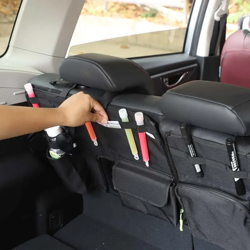 

Fabric Black Rear Seat Back Storage Hanging Bag Interior Car Accessories for Subaru Forester 2019-2024