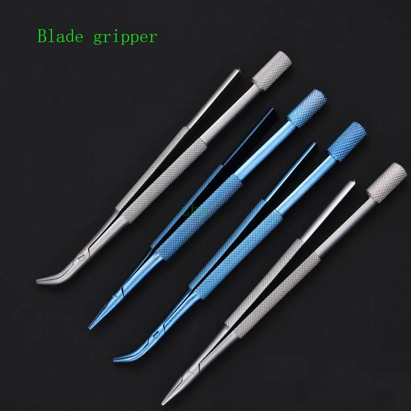 Ophthalmic microsurgical instruments - Blade holders - Fixed blade needle holders - Stainless steel titanium alloy surgical tool