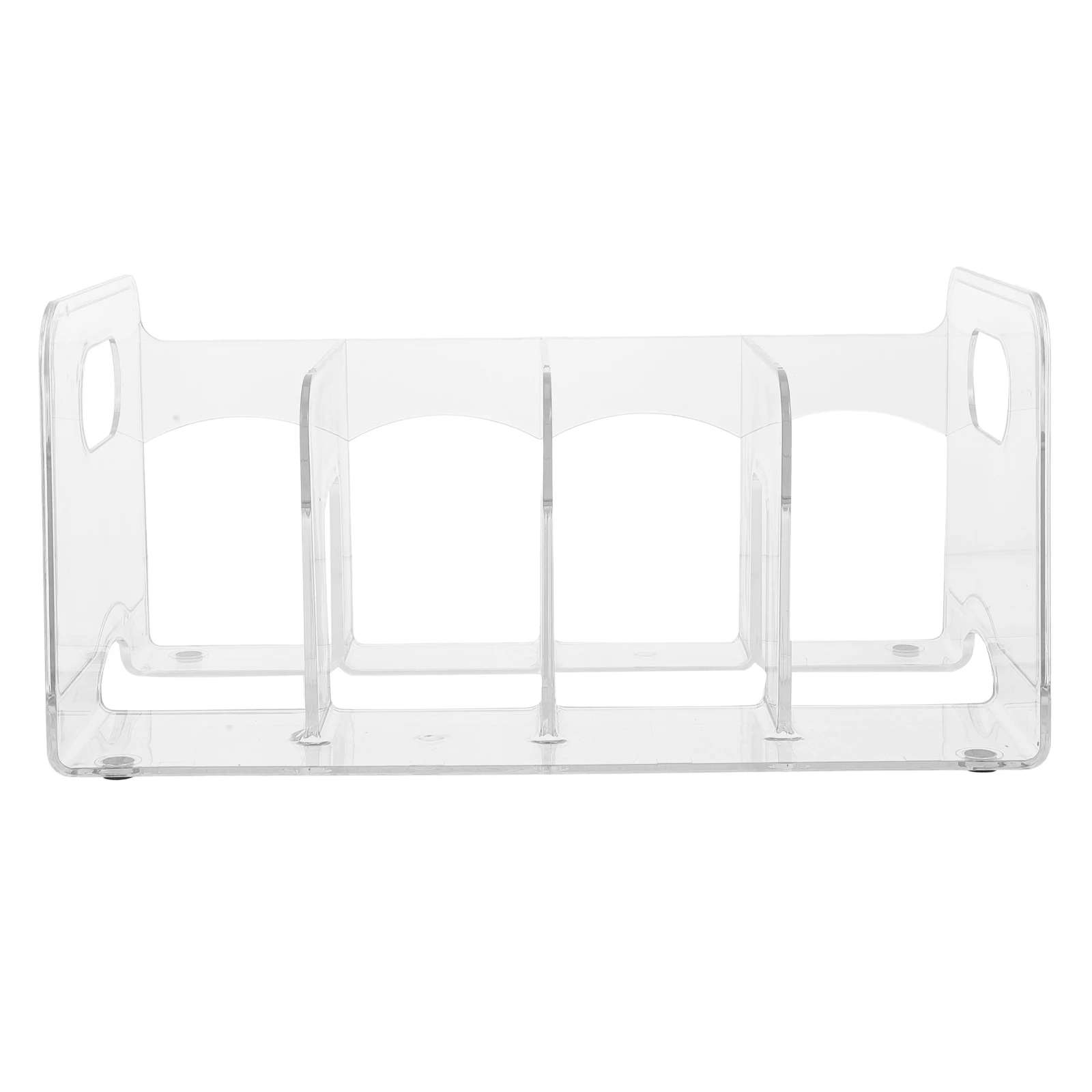 

Multifunctional Acrylic Book Stand Bookshelf Organizer Rack For Office Home Desktop Storage Bookend File Folder Magazine Record