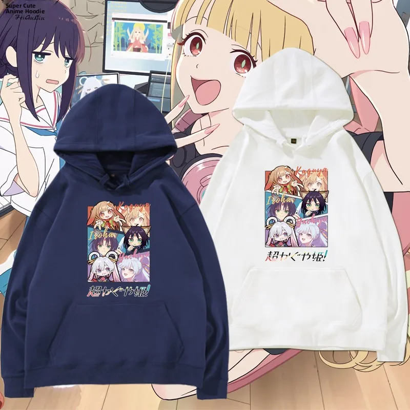 

Loose ex Anime Hoodie Comfortable Cotton Polyester Blend Long Sve Book Girl Pattern Casual Sle Spring Collection