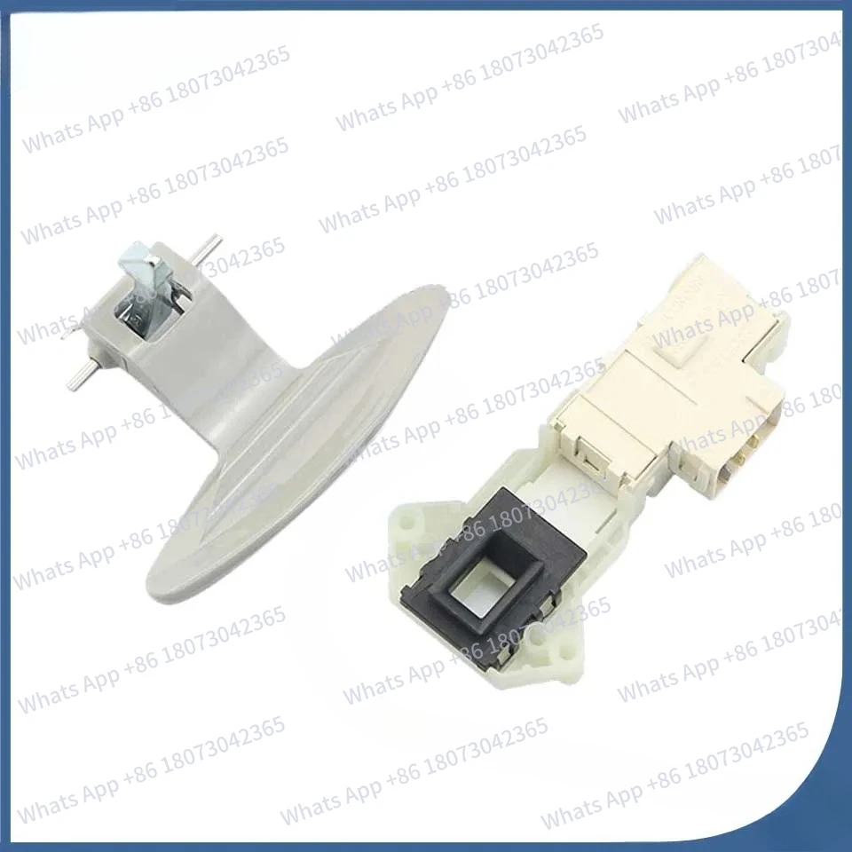 1 مجموعة جديدة الأصلي للغسالة مفتاح الباب WD-N80030 WD-T12235D الباب التعشيق التبديل مقبض الباب #2