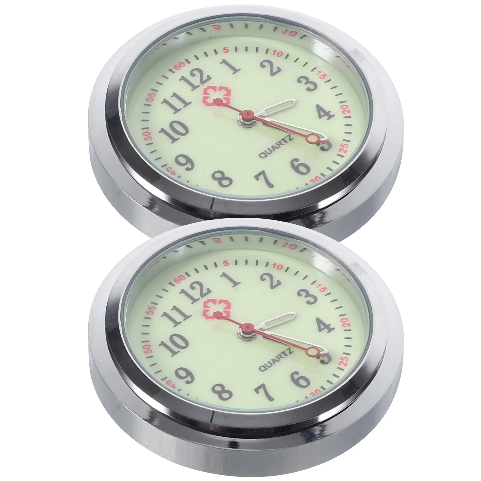 2pcs Night Clock Vial Pocket Watch Dial Diy Simple Quartz Face Replacement Vintage Watch Supplies Nursing Fob Accessory