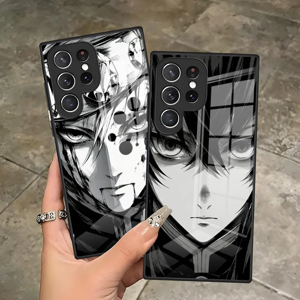 P-Demon Cool S-Slayer-RE Phone Case For Samsung S26 S25 Edge S24 S23 S22 Ultra Plus Fe A57 A37 A17 A27 5G Glass Cover