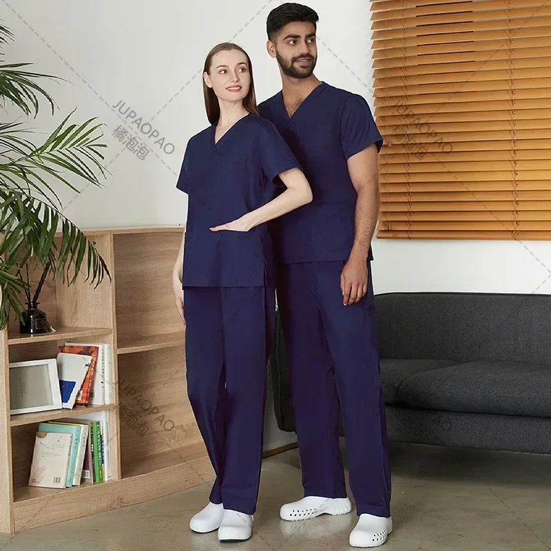 Uniforme de propormédicale multicolore pour femmes, uniforme de gIslande, manches courtes, pantalon Y +, vêtements de travail pour infirmières, animalerie, médecin