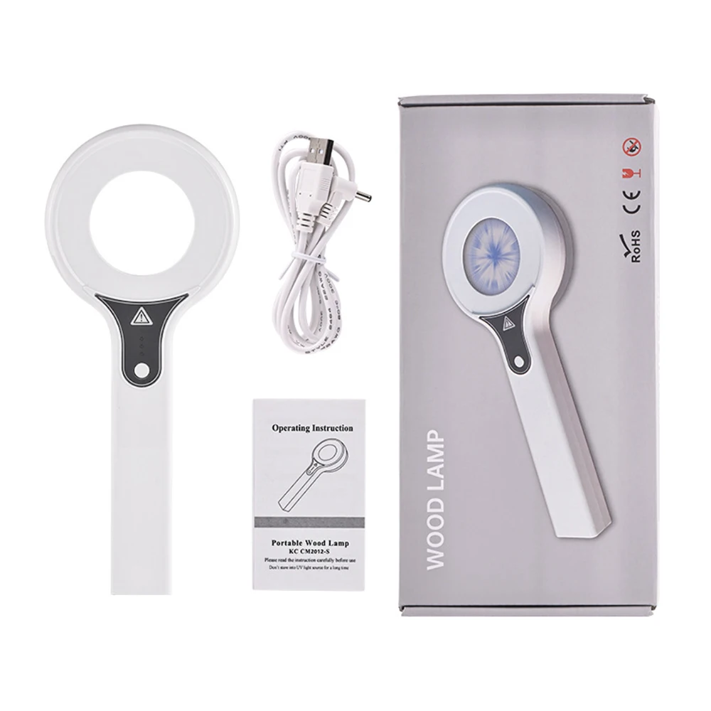 AOKO-nuevo analizador de piel para la piel, lupa UV para belleza, pruebas faciales, lámpara de madera, detección de análisis de piel, cuidado Personal