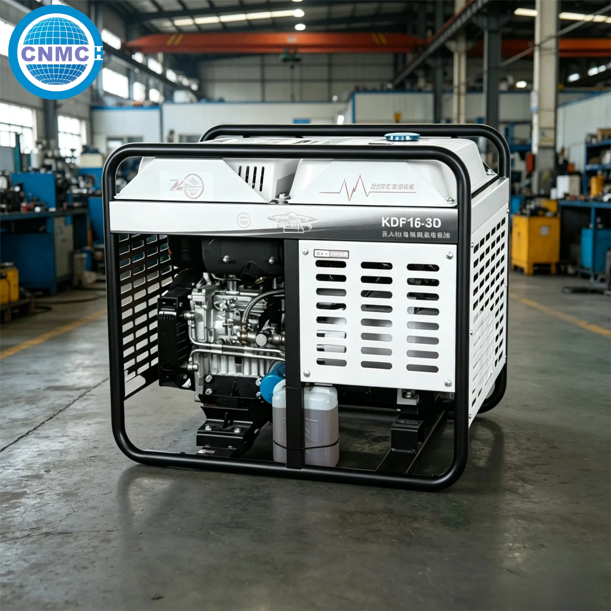 CNMC Open Frame Diesel Generator 4KW 5KW 7KW 9KW Electric Start Four-stroke electricity generator with Wheels CE Certified