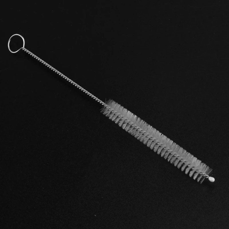 10 шт 10 мм диа химический тест-трубка бутылка нейлоновая моющая щетка инструмент белый