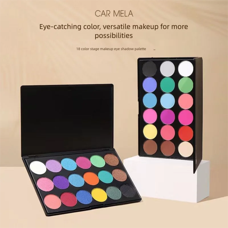 

18-color Eyeshadow Palette, Pure Matte Pearlescent Eyeshadow Palette
