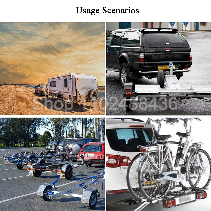 Car Converter US 7-Way Plug To Eu 13-Pin US 7 Way to EU 7 US 4 to EU7 Round Connector Trailer Light Converter Accessories