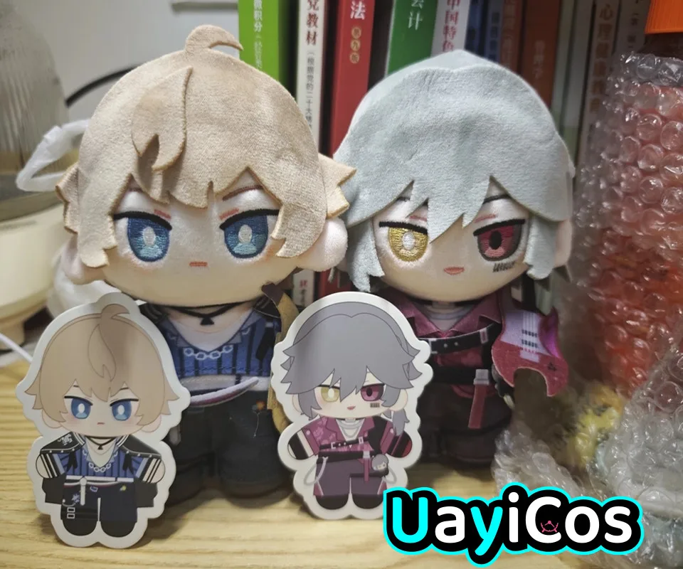 In stock Official PUNISHING: GRAY RAVEN Lee Lucia Kamui Stuffed Plushies Doll Keychain One Heart One Hertz Anime Game Toy Costum