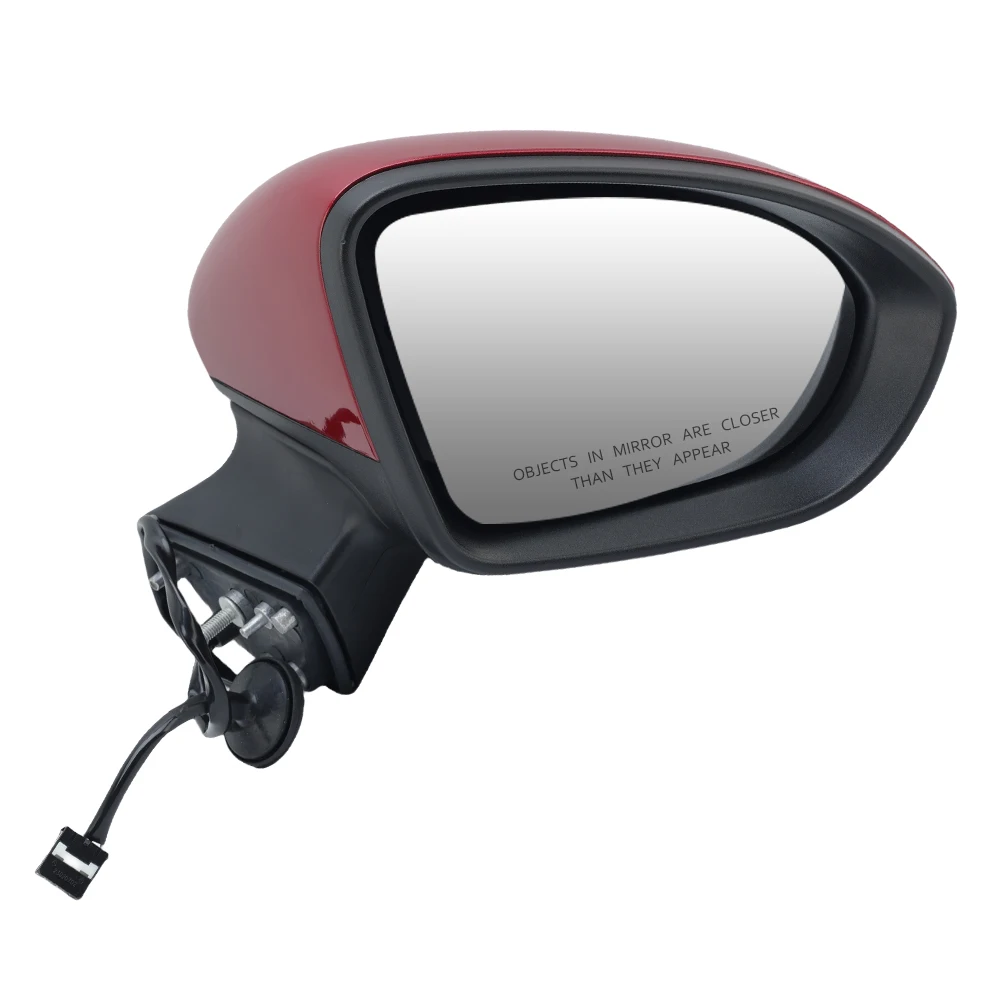 3 Wires Side Rearview Mirror Assembly For Chevrolet Cruze 2016-2019 With Wine Red Door Electrical Side Mirror Car Accessories