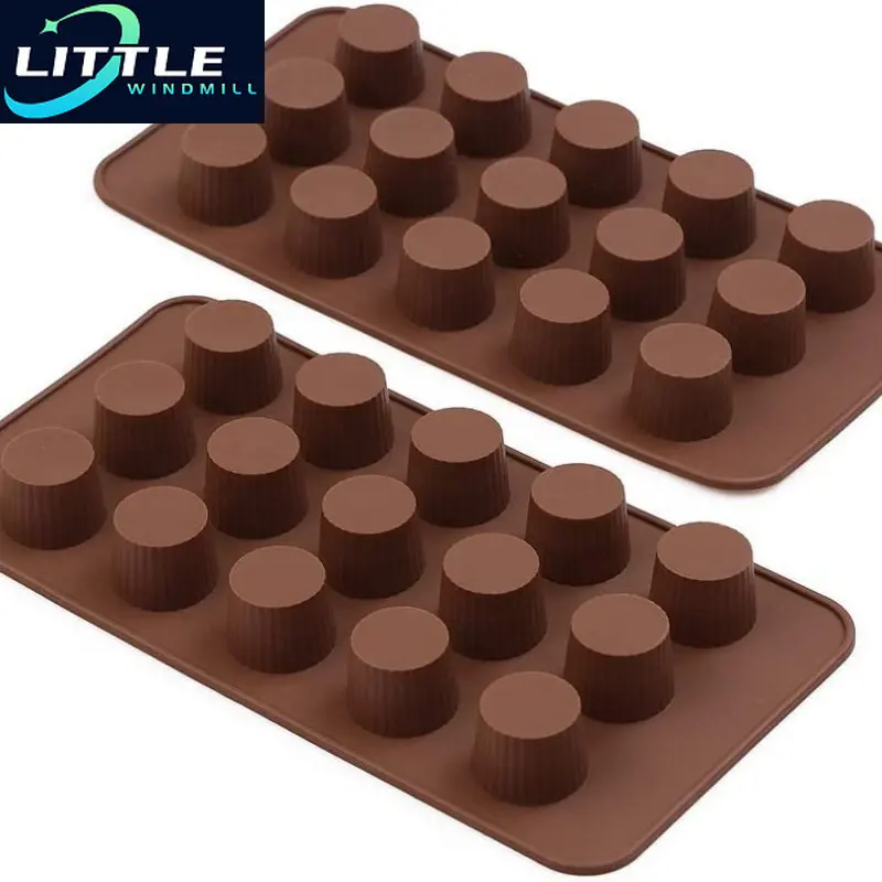 

New Chocolate Molds Silicone Food Grade Non-stick Cake Baking Design Candy SILICON 3D Kitchen Gadget DIY