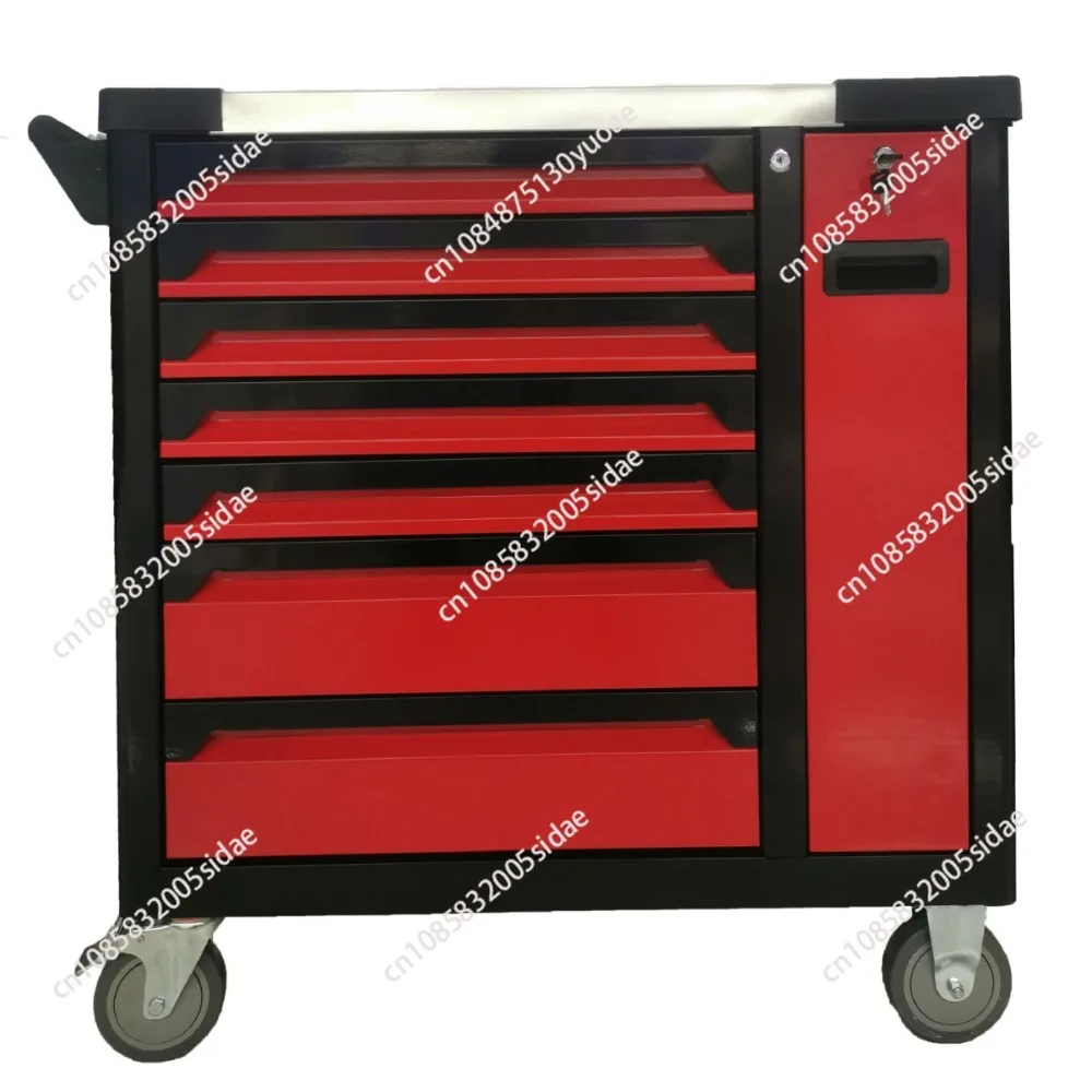 2024 7 Drawers Garage Storage 258 Pcs Tool Sets Box Tool Chest Workshop Trolley Heavy Duty Tool Cabinet