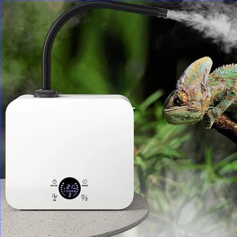 

2.5L Ultrasonic Reptile Amphibians Humidifier Intelligent Spray With Remote Contro Lizard Mute Humidifier Terrarium Misting Cool