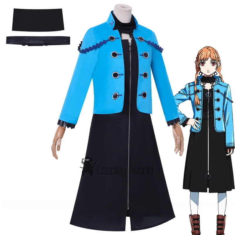 أنيمي عذراء الشرير Ubu Shinsui تأثيري حلي معطف القوس أغطية الرأس الجوارب الدعائم مجموعة كاملة الزي موحدة للنساء الفتيات الرجال كرنفال #3