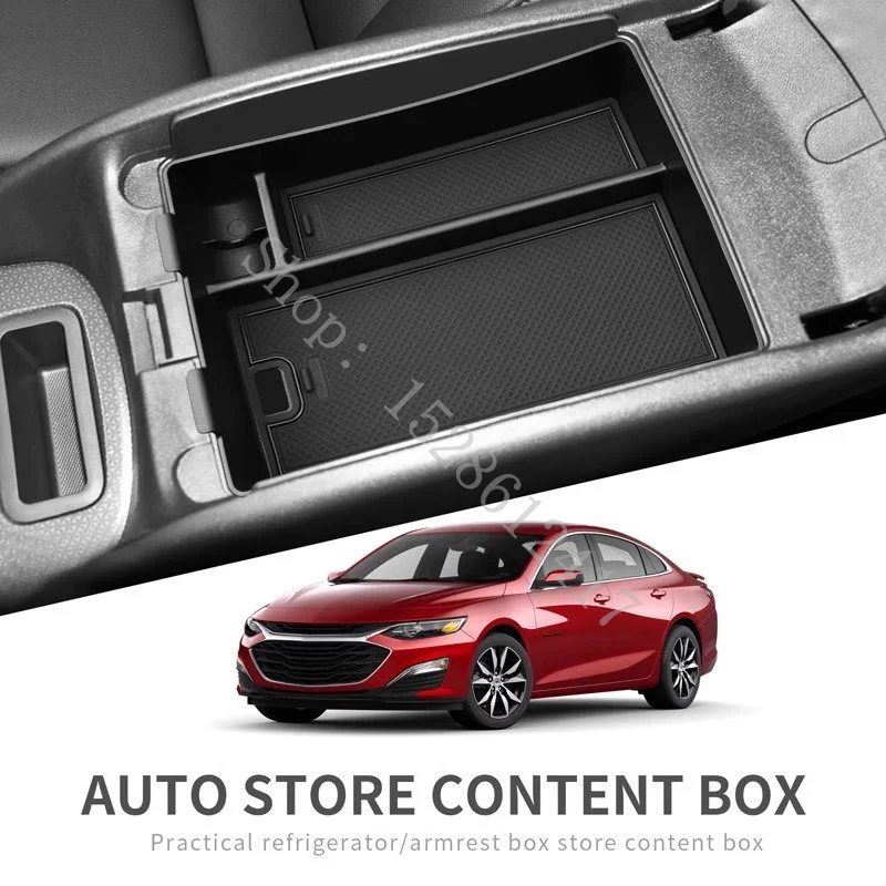 For Chevrolet Malibu 2016 2017 2018 2019~2024 Car Central Armrest Storage Box Stowing Glove Case Tray Container Accessories