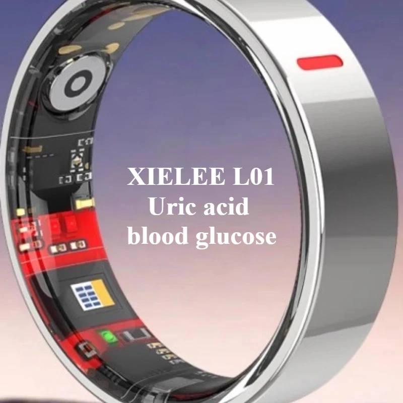 XIELEE L01/L03 Update Titanium Alloy Smart Sports Ring Waterproof Blood Oxygen Heart Rate Blood Pressure Blood Sleep Monitoring