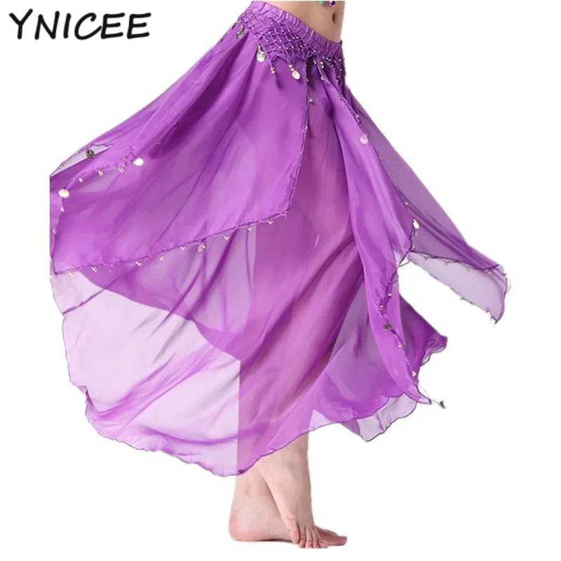 Adulto cigano chiffon dança do ventre saia traje mulher espanhol sexy dança flamenco oriental palco desempenho balanço vestido outfits