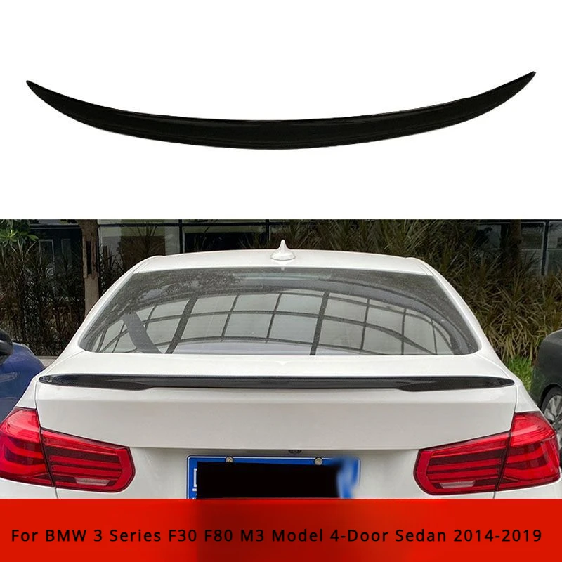 New Car Rear Trunk Spoiler Lip Boot Wing Lip Rear Spoiler Wing Lip For BMW F30 4DR Sedan 2012-2018 F80 M3 4DR Sedan 2014-2019