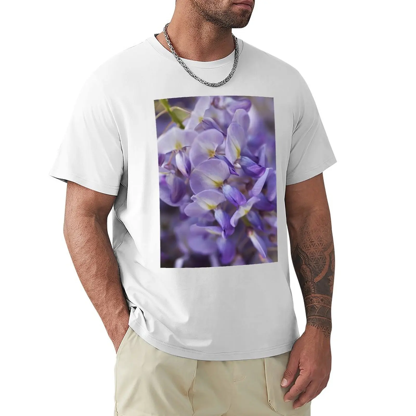 Wisteria Romance In Spring T-Shirt quick-drying shirts graphic tees boys animal print men t shirt