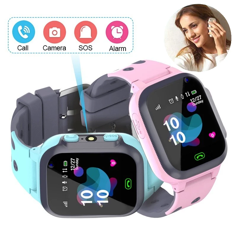 Children Anti-lost Watches Call Kids Smart Watch Boys Girls Smartwatch Location Tracker For Child Students 3-15 Years Old Watch