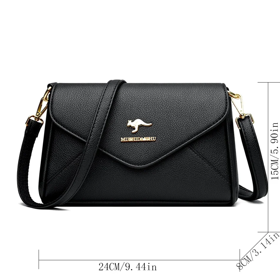 Luxury Designer Ladies Handbags High Quality Leather Shoulder Bags for Women 2024 Female Crossbody Bag Purses and Handbags Sac