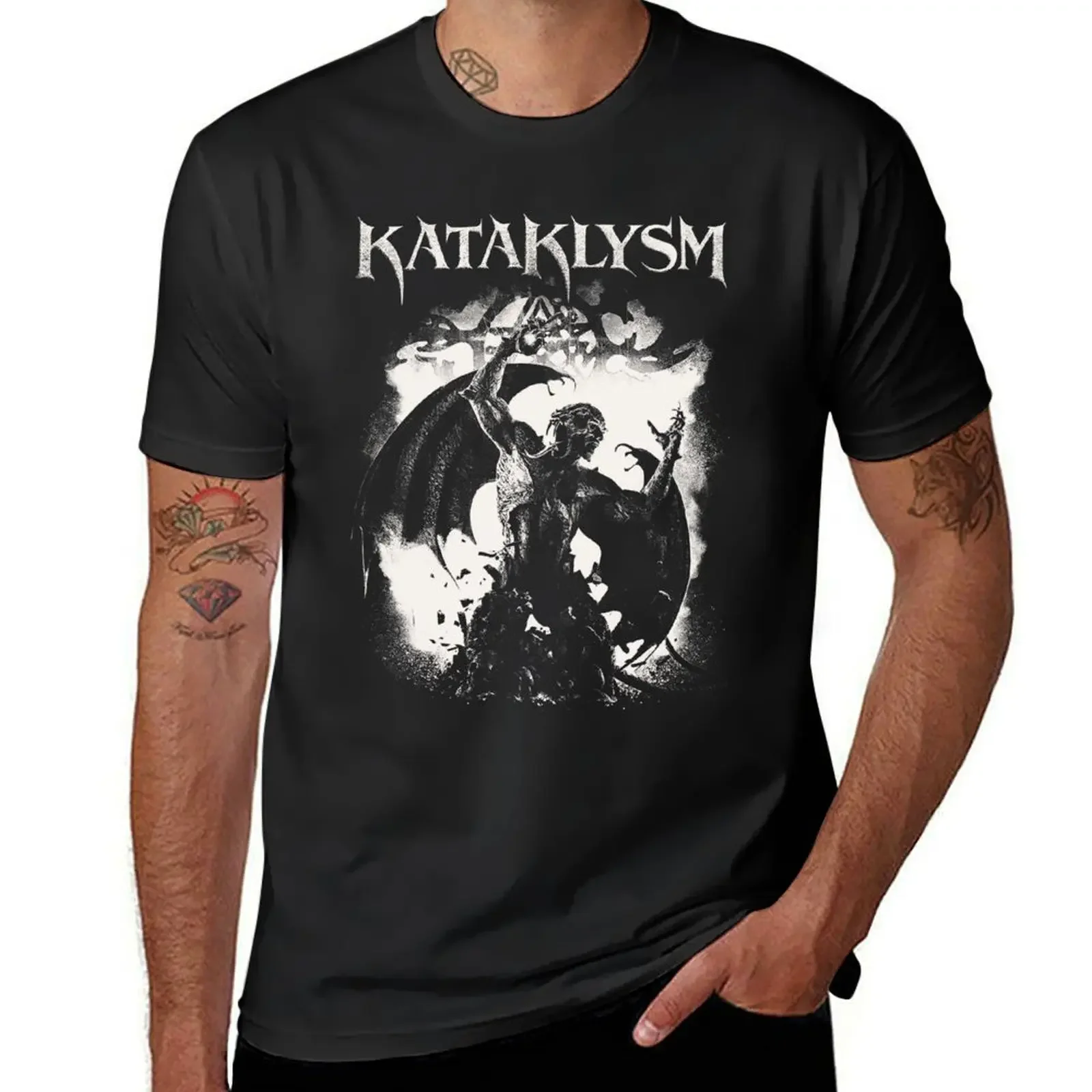 

Футболка Kataklysm, футболка на заказ, тяжелые мужские футболки с графическим рисунком, большие и высокие