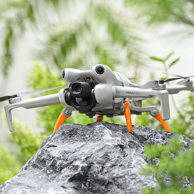 Folding Spider Tripod Height Boost Quick Install for DJI Mini 4 Pro Portable Drone Stand Reliable Lightweight Accessory