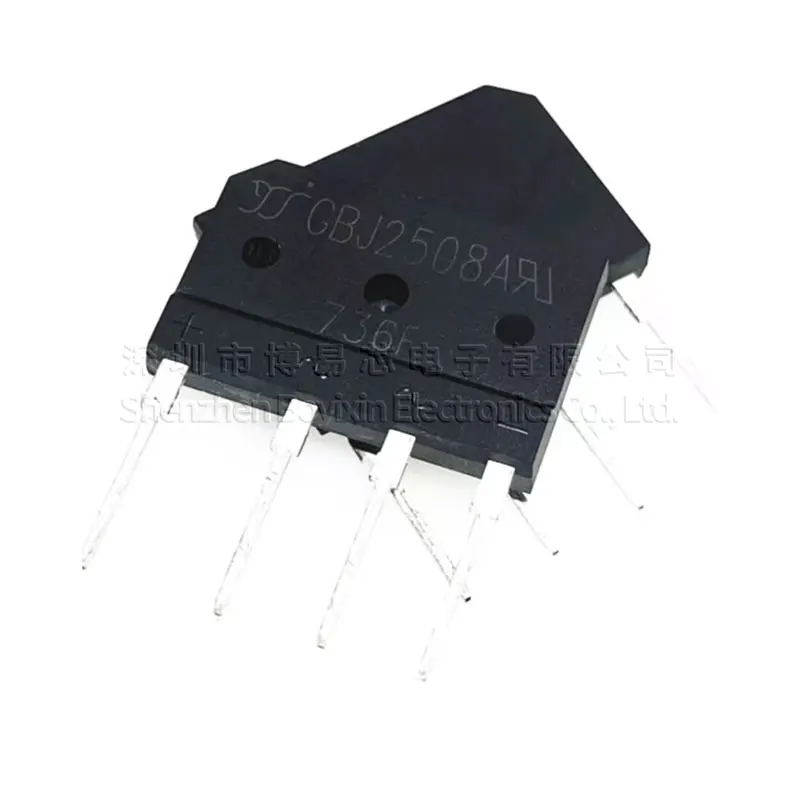 1 piece/batch Original genuine GBJ2508A rectifier bridge Voltage: 800V Current: 25A Package 6KBJ