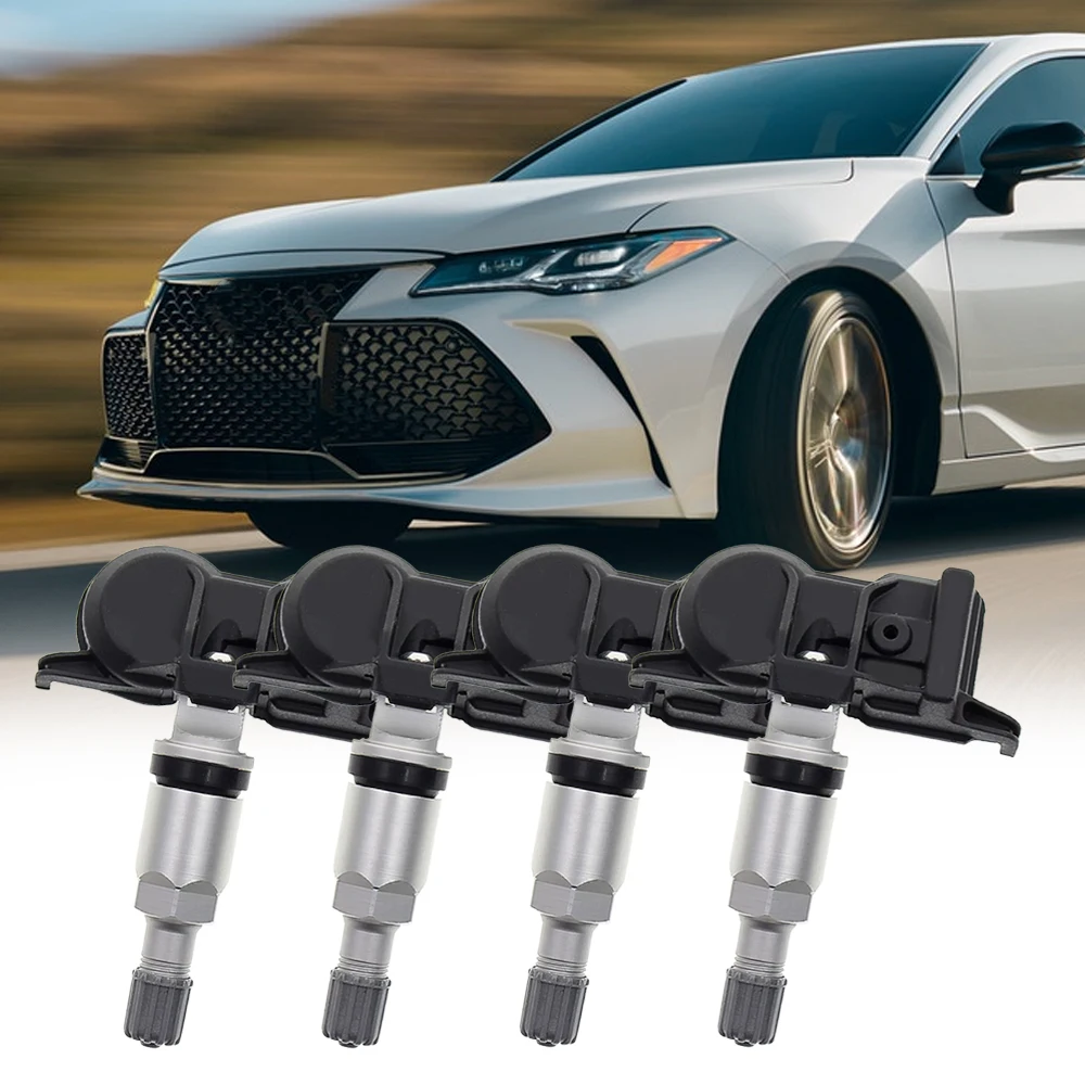 4Pcs Car Tire Pressure Monitoring Sensor TPMS For Toyota Avalon (US) Camry 4Runner Corolla 2020 PMV-E100, PMVE100, PMV E100,