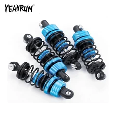 YEAHRUN  Aluminum Alloy Front and Rear Shock Absorbers Damper Set for TT02 1/10 RC Model Drift Car Upgrade Parts