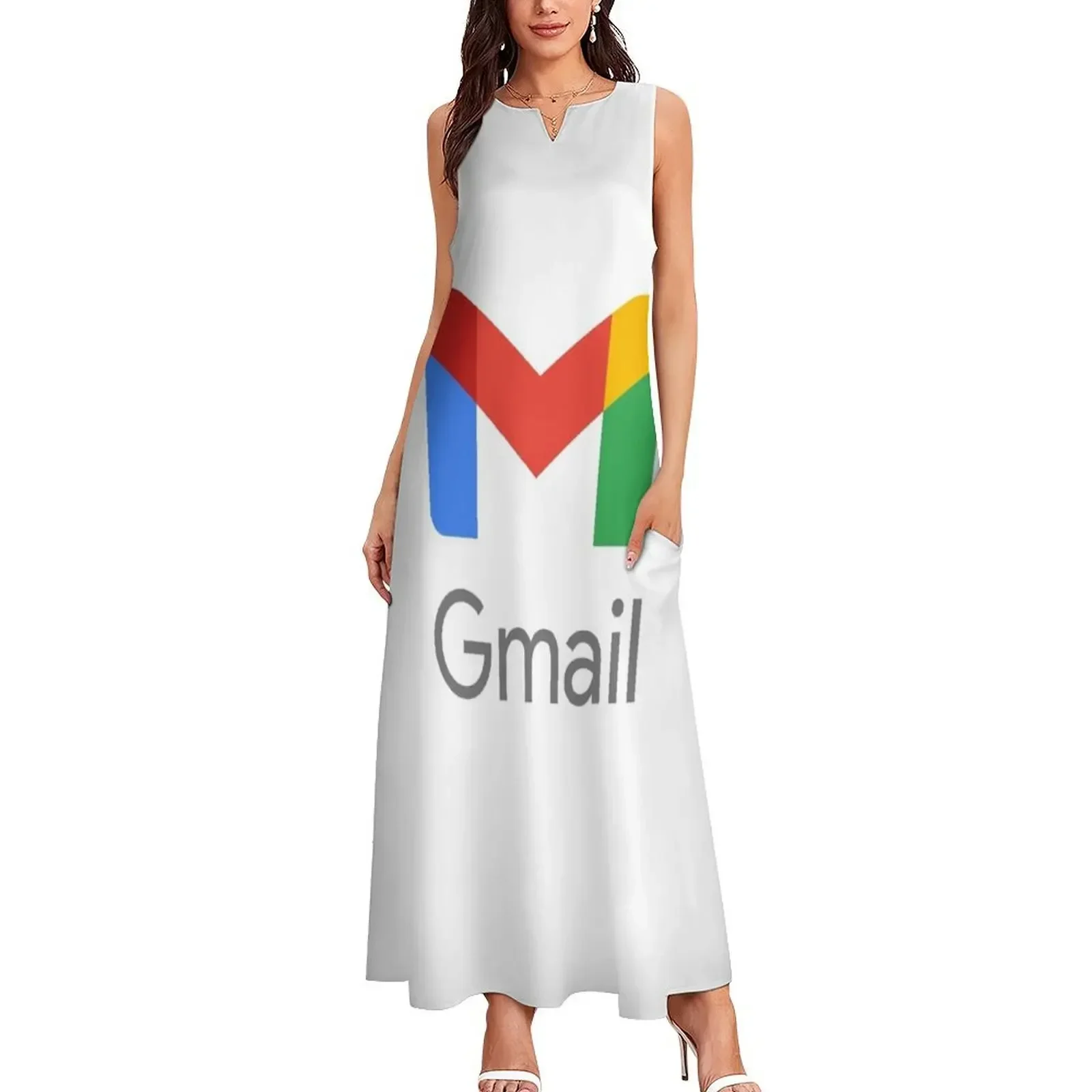 Gmail (شعار جديد 2020) فستان طويل فستان على الطراز الكوري فساتين موضة نسائية ملابس نسائية موضة 2025 فستان ملابس للحفلات الراقصة