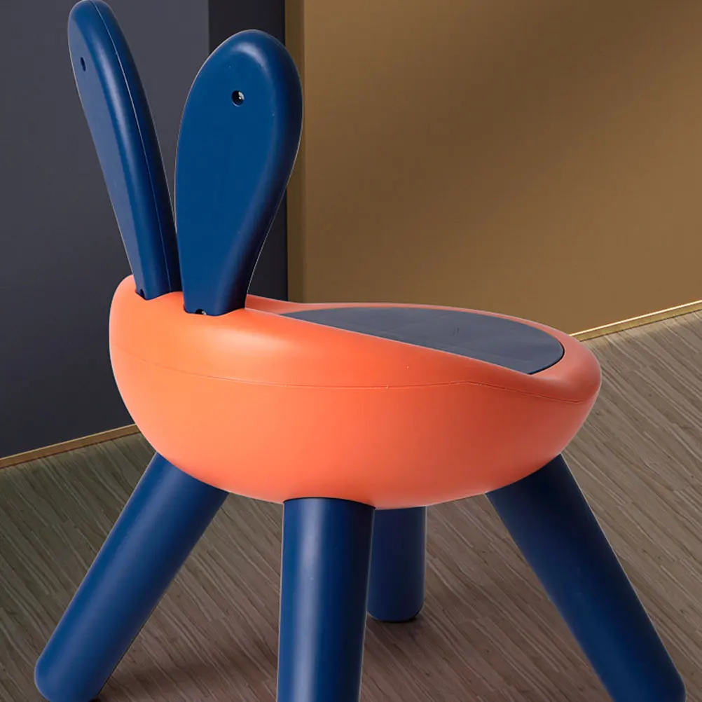 

Kids Chair Ergonomic Children Back Chair Non Slip Lightweight Plastic Kids Stool for Home Kindergarten Child Furniture