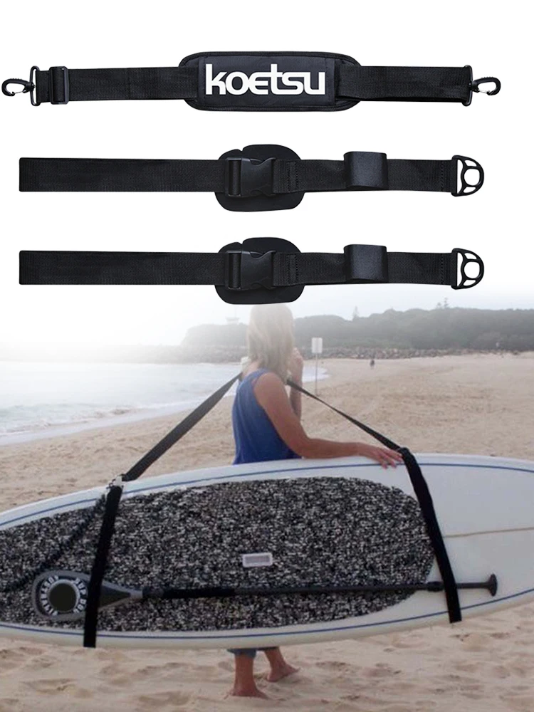 Surfboard Shoulder Belt Adjustable Surfboard Shoulder Carry Sling Stand Up Surf Paddle Board Carrier Accessories