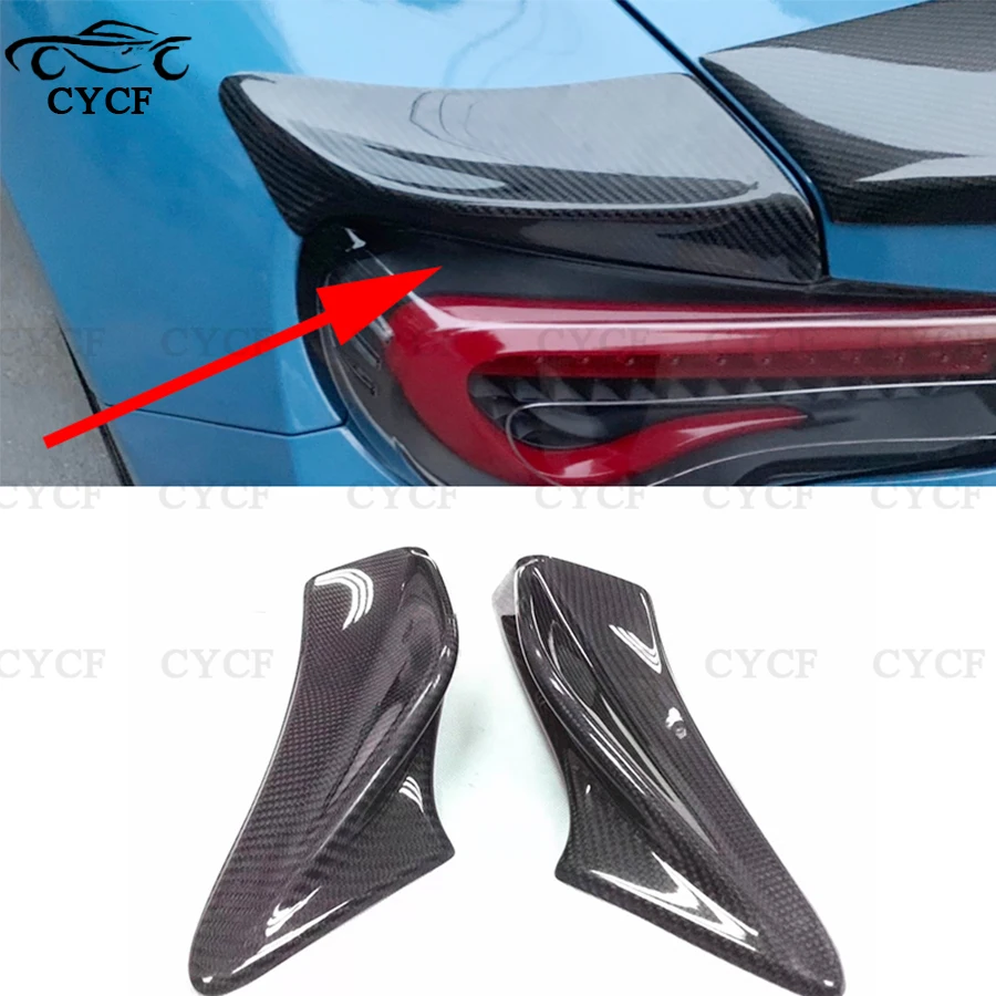 

For Toyota GT86 BRZ high quality Real carbon fiber rear spoiler side wrap angle wing Separator Auto body kit